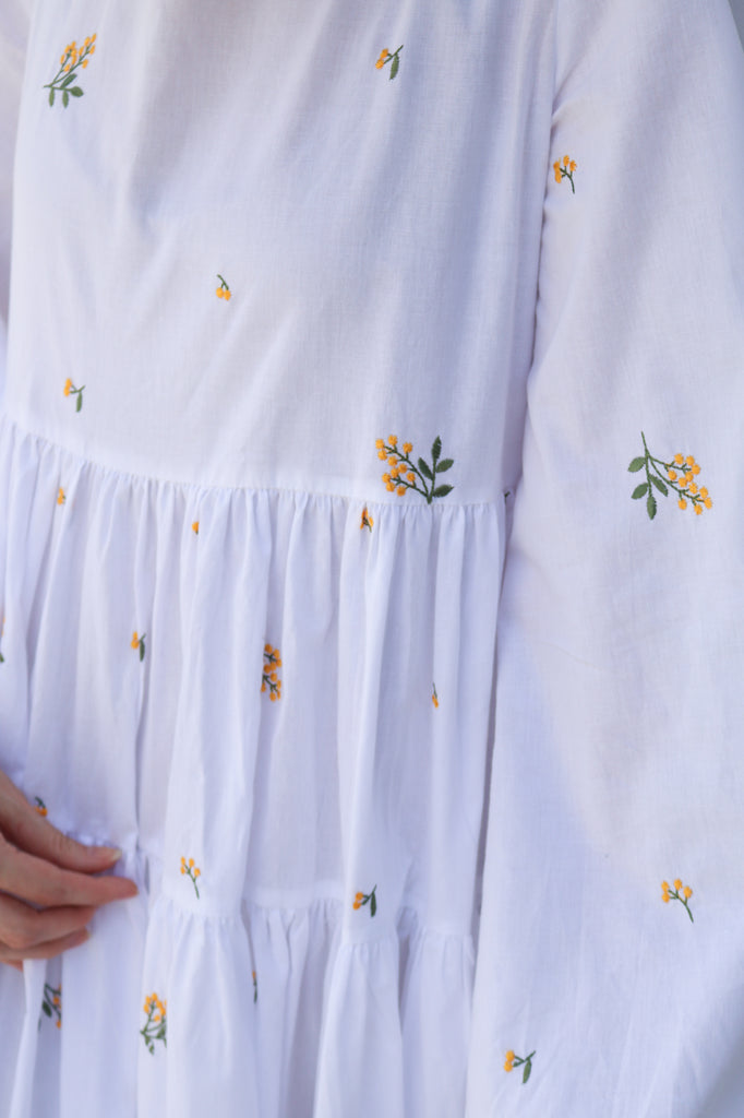 Floral Billowy Maxi Dress
