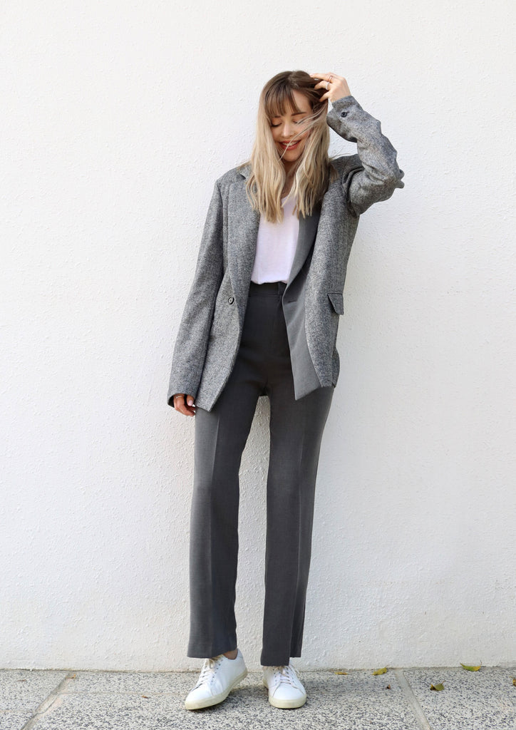 Grey Suit Trousers