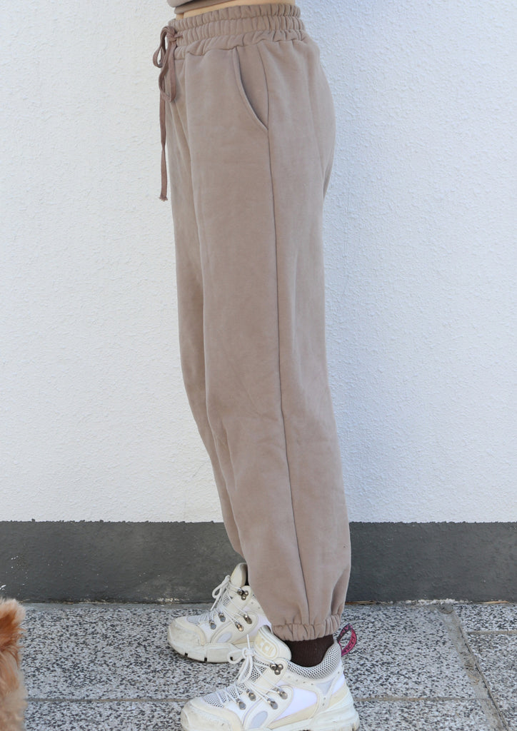 Loose-fit Brown Joggers