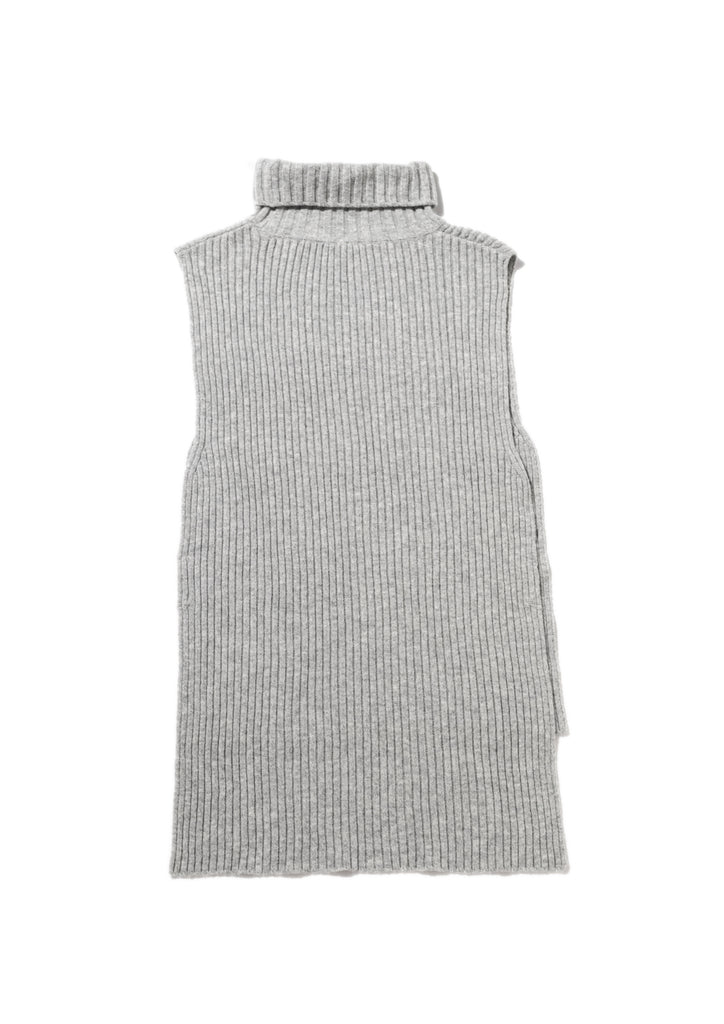Grey Belted Sweater Vest