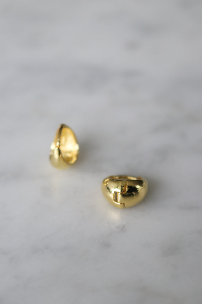 Gold Huggie Earrings