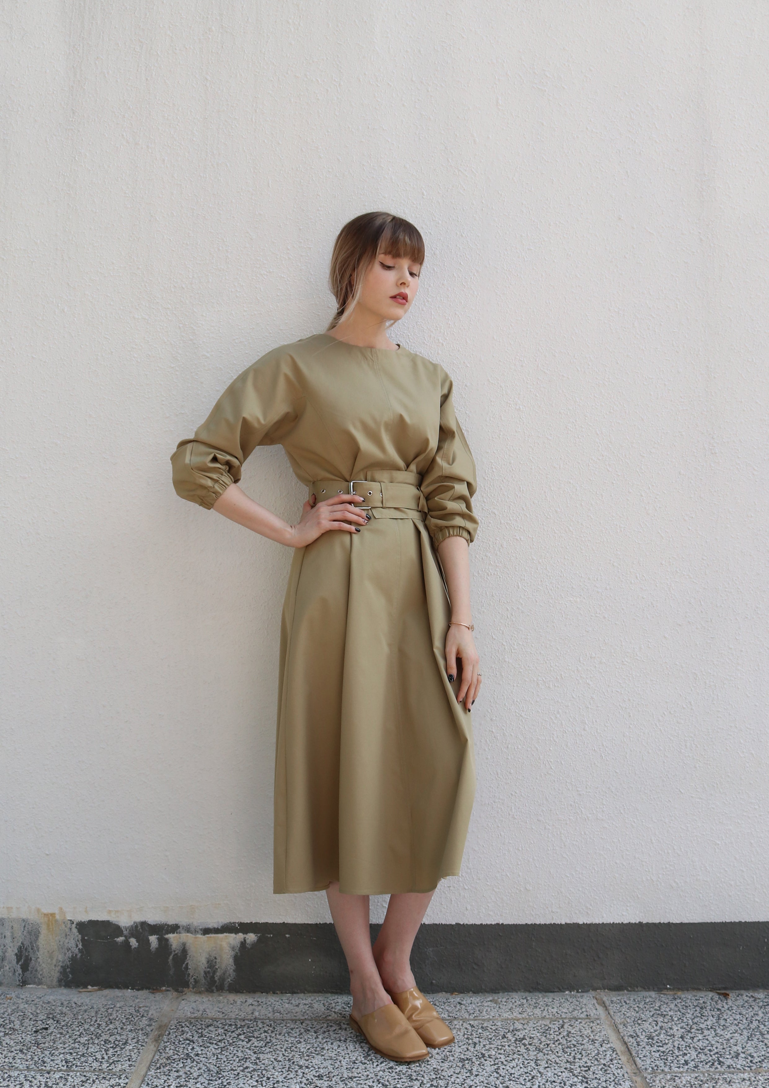 olive green one piece dress Billie Maxi Dress Forest Green / XS